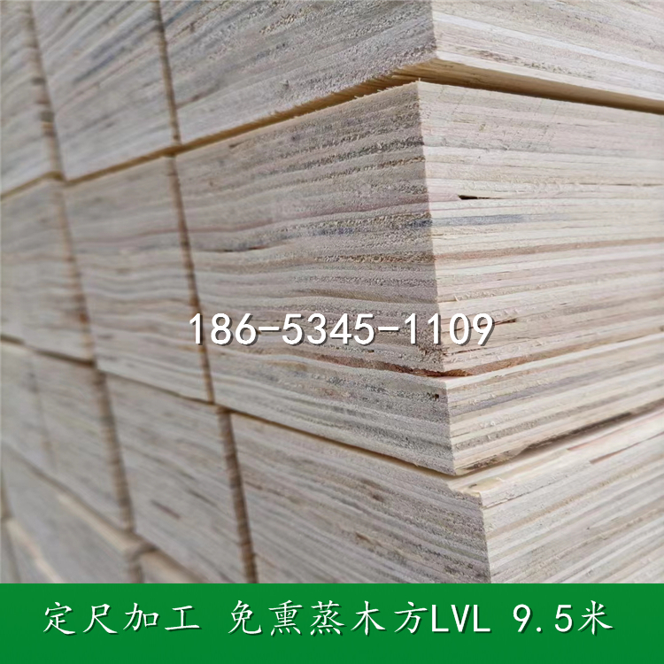 山东实体工厂胶合板木方杨木整芯单板层积材强度高不开胶